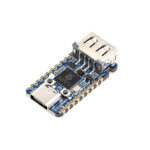 RP2350 mini development board, equipped with an onboard USB Type-A expansion port, compatible with USB 2.0/1.1 transmission